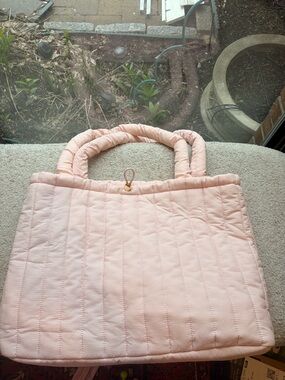 Universal Thread Quilted Light Pink Tote
